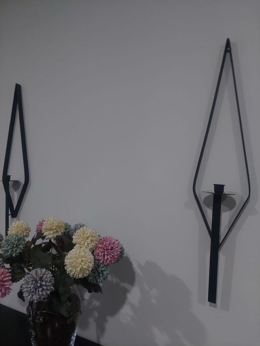 Conjunto de Castiçais de parede