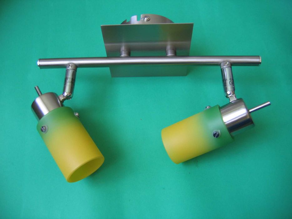 Kinkiet np. łazienkowy - VERDI 340 - G9- szklany - stan idealny - 230V