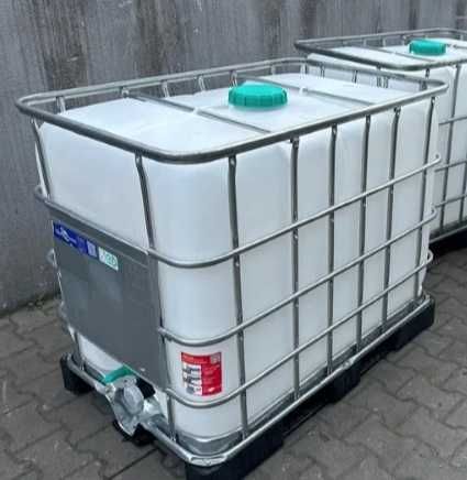 Zbiornik 600l mauzer na wodę pitną, deszczówkę