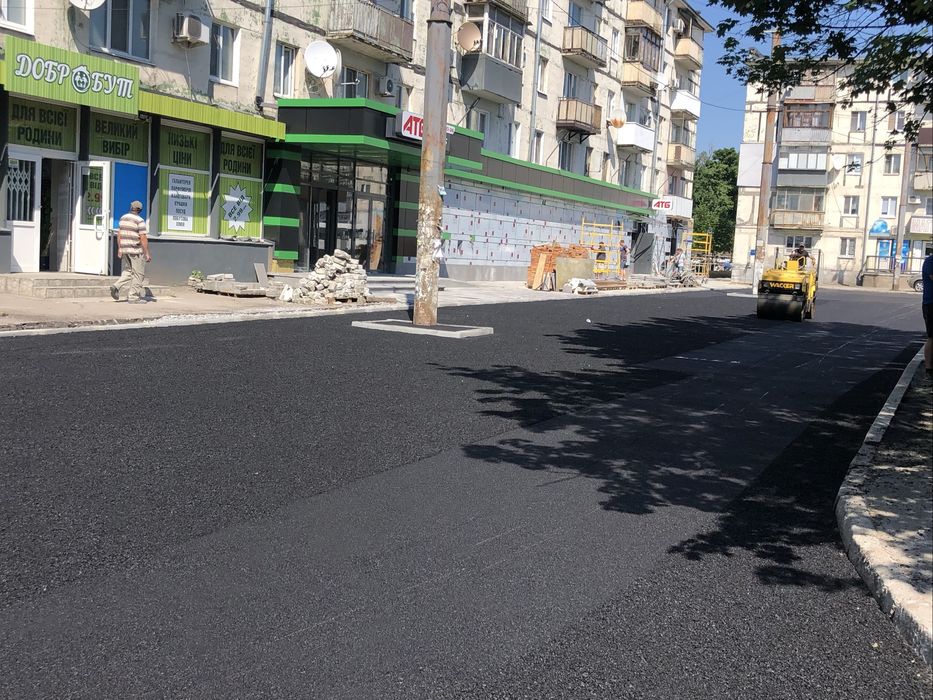 Асфальтування доріг. Асфальтирование и ремонт дорог. Укладка асфальта