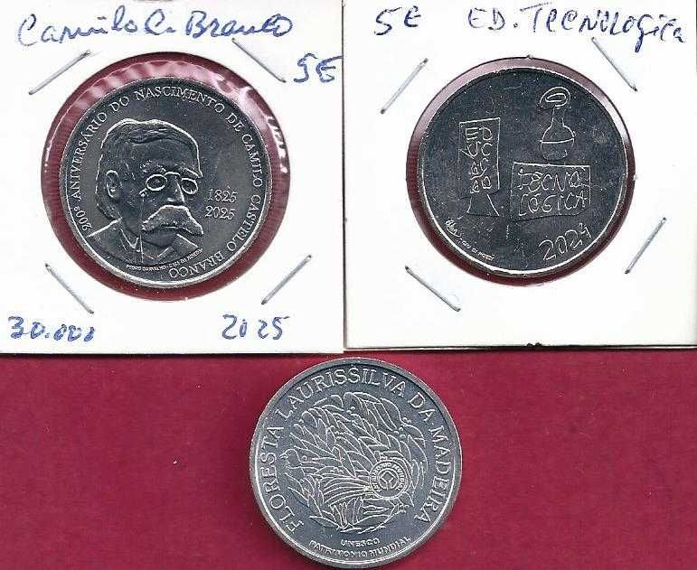 MOEDAS Euros  1,5  2,5  e 5 euros 7 Moedas