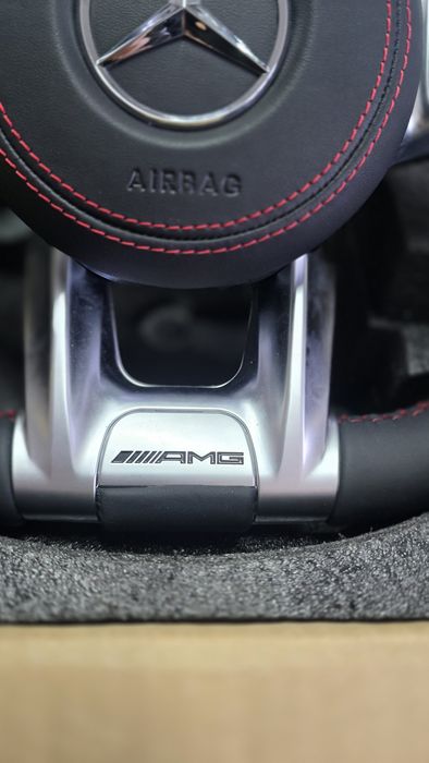 Volante Mercedes AMG  + Airbag + Patilhas (Novo)