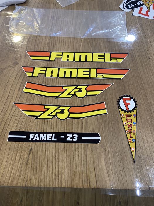 Autocolantes Motorizadas antigas Famel Xf17 / Xf Super Etc
