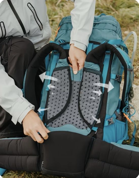 Туристичний рюкзак Naturhike 55л+5л