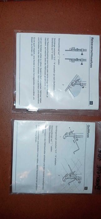 Calcador Bernette Quilting e Fecho