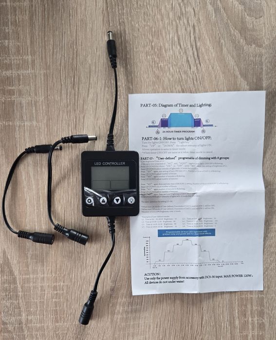 Ściemniacz led świt zmierzch do akwarium led controller