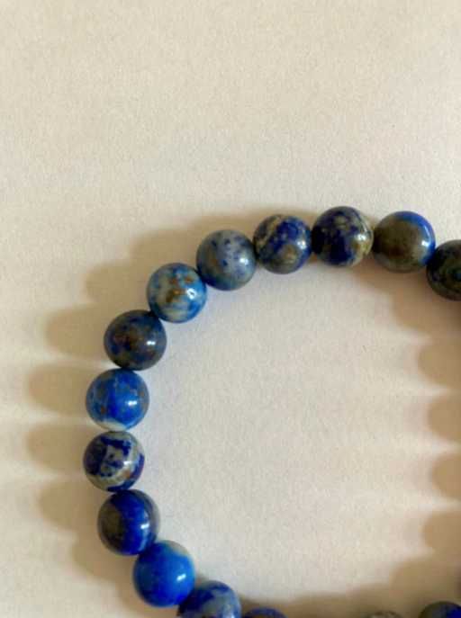 Pulseira Contas de Lápis-Lazuli