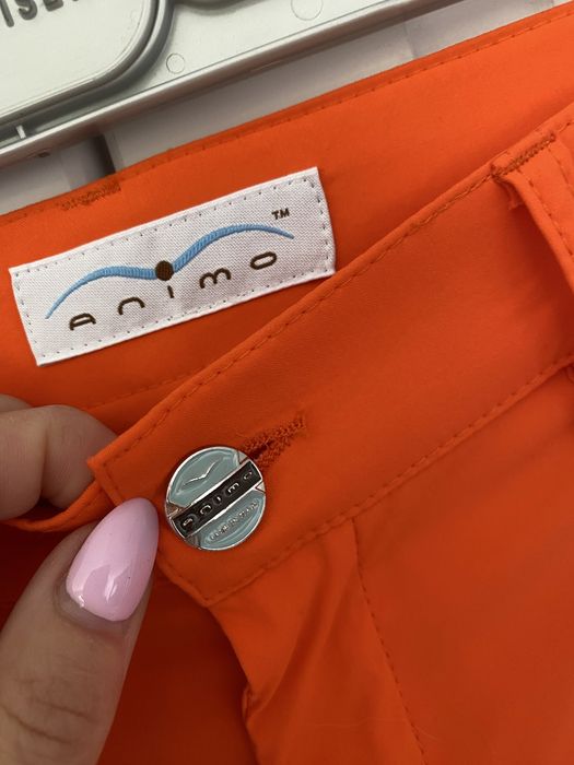 Animo włoskie materiałowe spodnie eleganckie 52