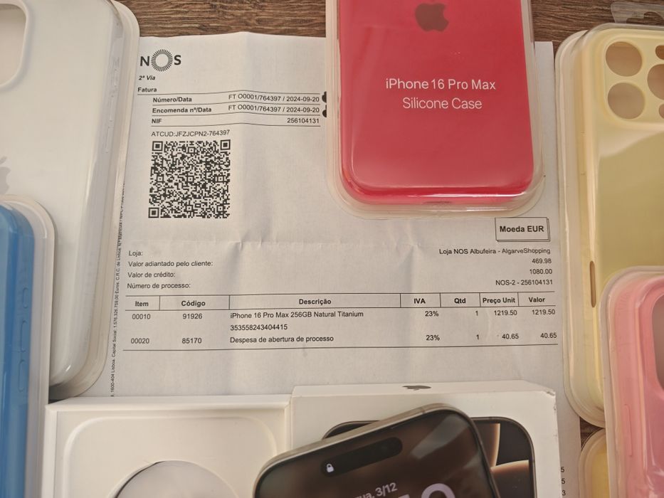 iPhone 16 Pro Max 6.9" Natural  Titanium Seminovo C/Garantia Aceito Re