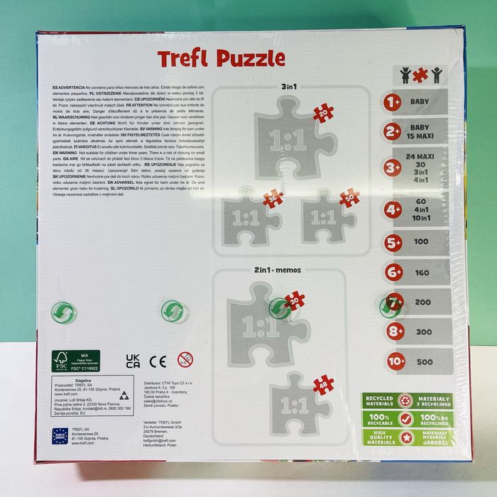 Пазли для дітей, 3 + 1, оригінал, подарунок, настільні, ігри, популярн