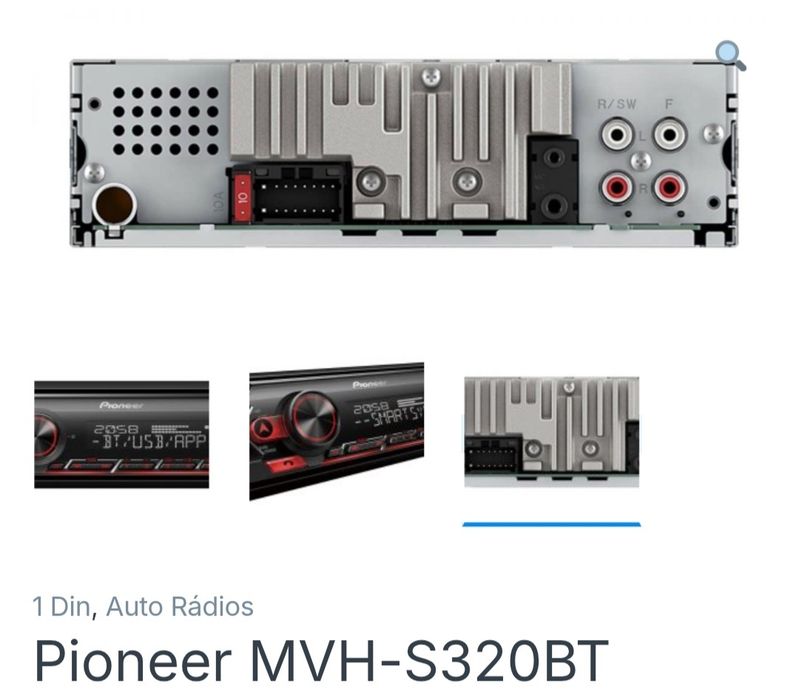 Auto radio Pioneer MVH-S320BT.