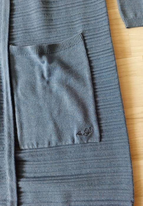 Esmara Kardigan niebieski długi rękaw bawełna M/ 40-42