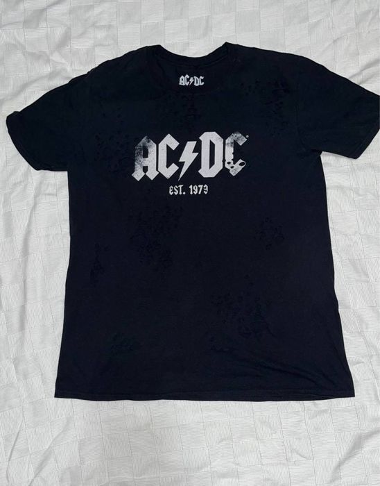 Футболка ACDC distressed рваная рвана