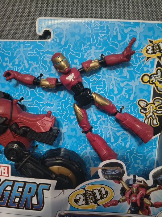 Iron Man Flex Rider - Bend and flex Marvel Avengers Hasbro figurka