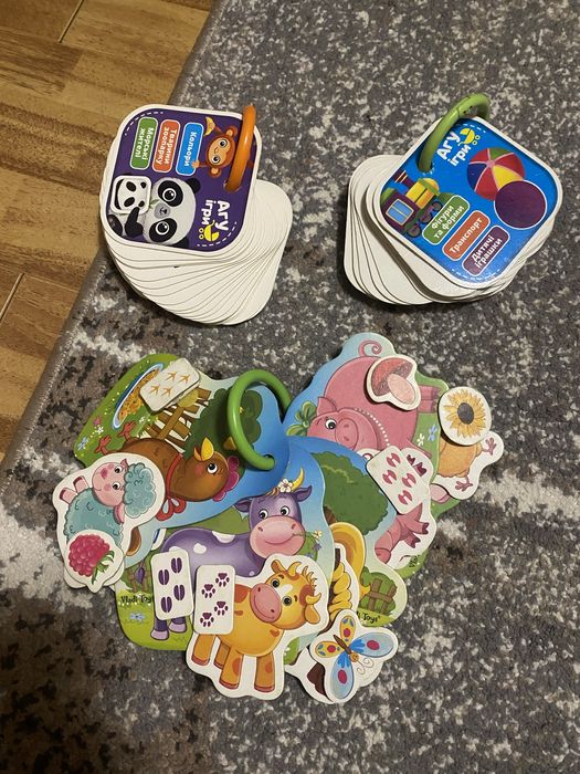 Продам розвиваючі ігри та книжечки