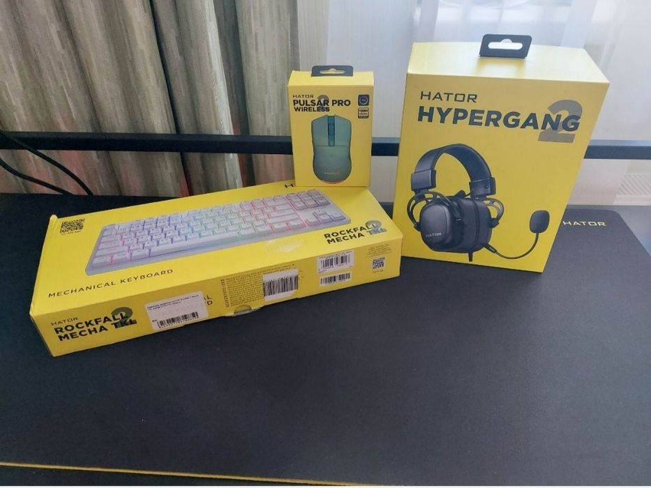 В наявності є ігрові девайси від hator!!!