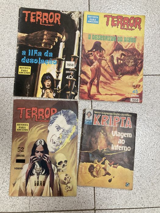 Livros BD Terror, Kuandor, Homem-Aranha