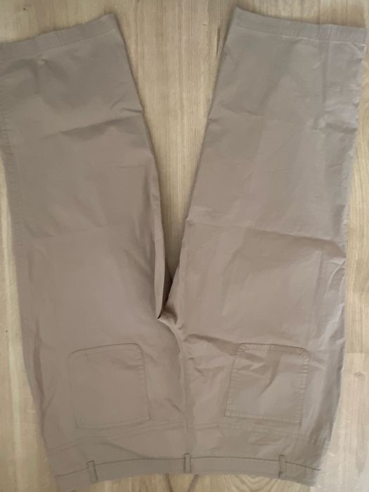 So bin ich 50 5XL damskie spodnie capri rybaczki spodenki beżowe Vintage