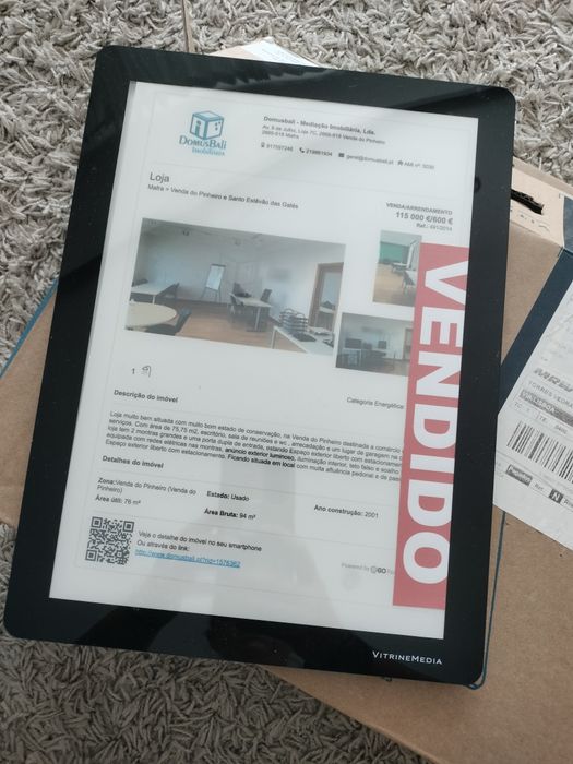 Vitrinemedia placas novas