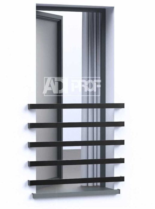 Balkon francuski aluminiowy – producent | RAL | Na wymiar Balustrada