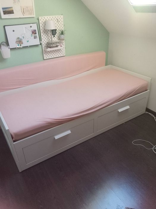 Łóżko Ikea 2 materace rozkładane