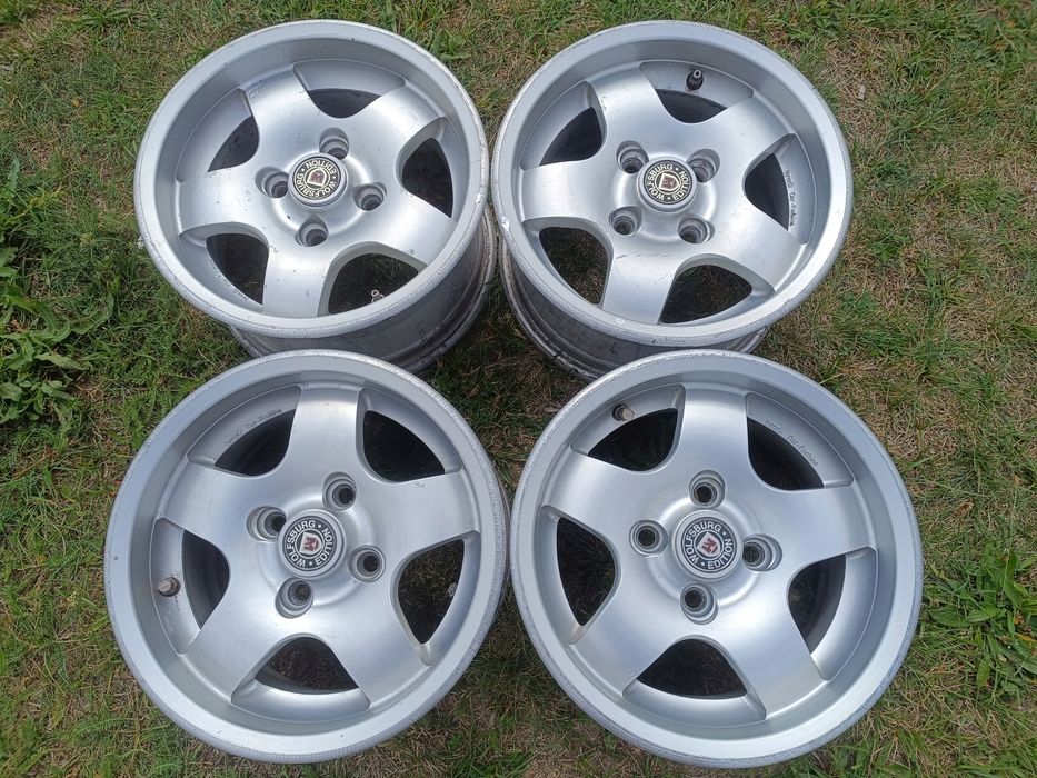 felgi aluminiowe 4x100 vw golf polo renault clio opel youngtimer 7x13 et25