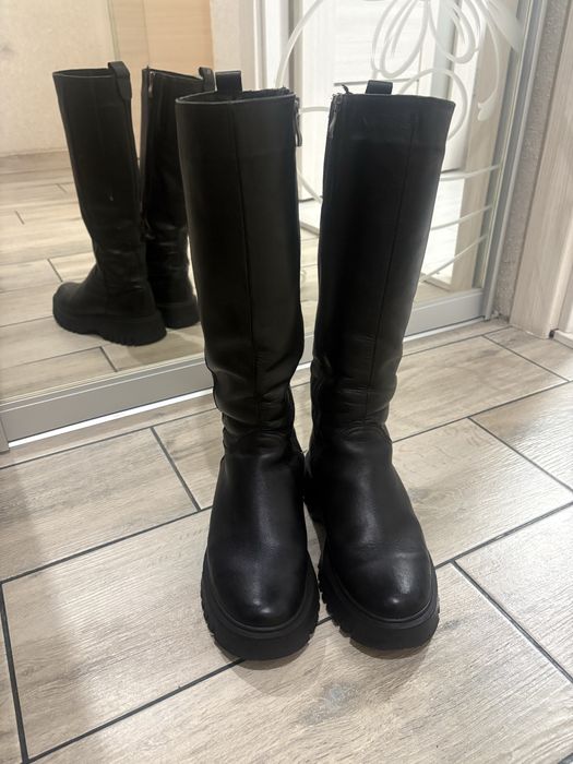 Чоботи зима шкіра