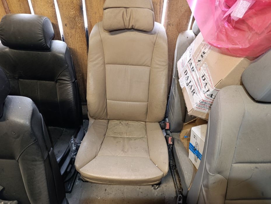 BMW E60 fotele kremowe,komforty