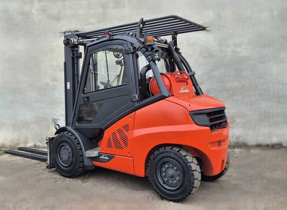 Linde H50 • 2020r • maszt TRIPLEX z wolnym skokiem • kabina z ogrzewaniem • doskonały wózek widłowy, możliwy leasing, zobacz FILM