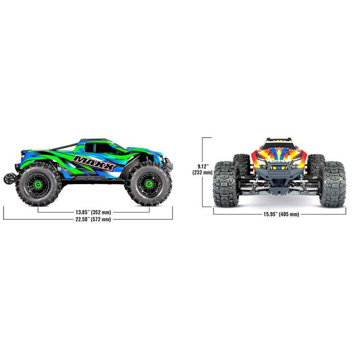 Машинка радіокерована Traxxas Wide MAXX 1/10 TSM 4x4 Monster Truck