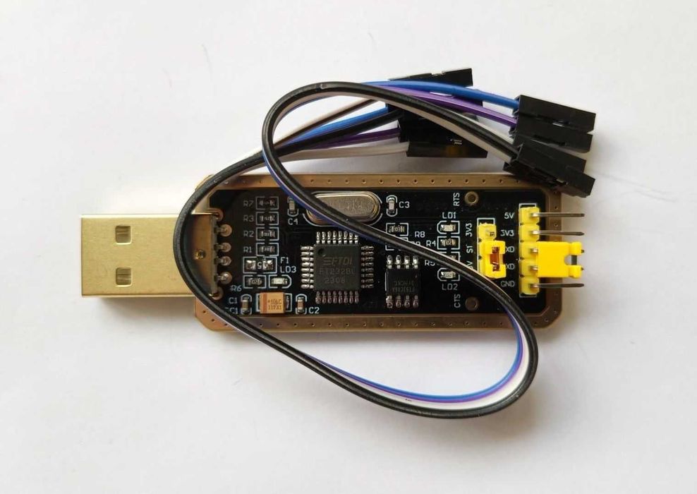 Преобразователь USB / UART FT232BL питание 3 / 5 В скорость 1 MBit