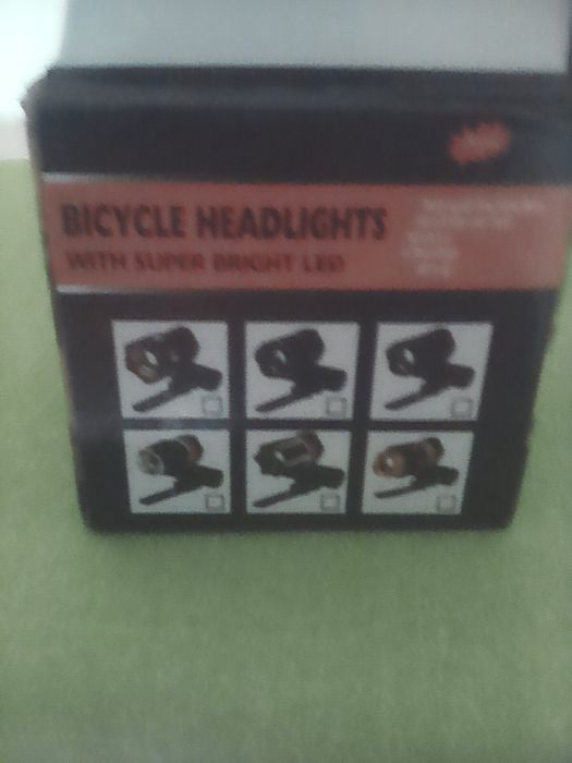 Lanterna de bicicleta usb led nova