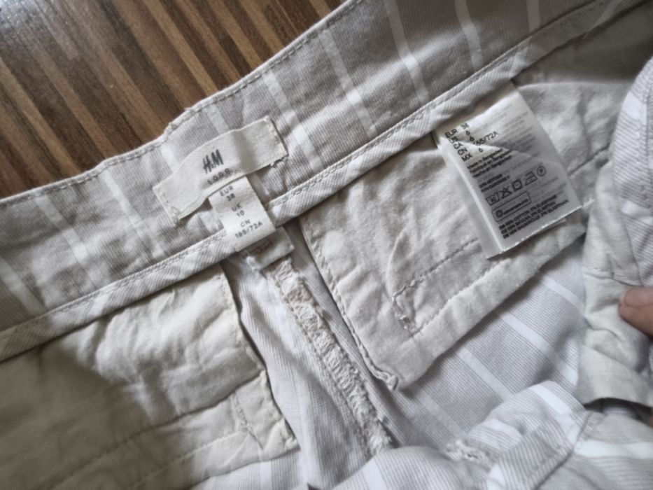 H&M L.O.G.G. spodnie w pasy 38 piękne