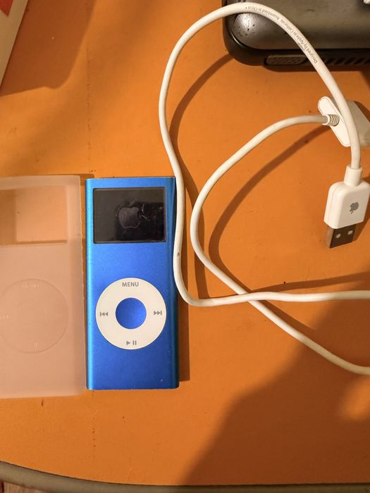 MP3-плеєр Apple iPod nano 2 Gen 4GB Blue (A1199) Оригінал з чохлом та зарядкою