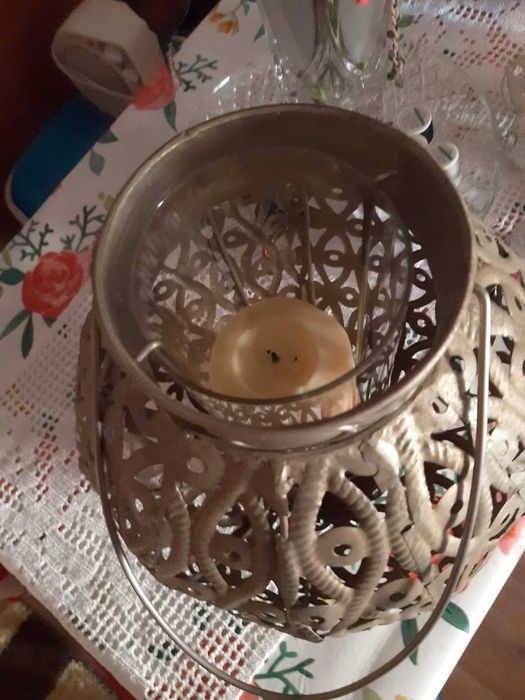 Suporte de velas de cheiro como novo.