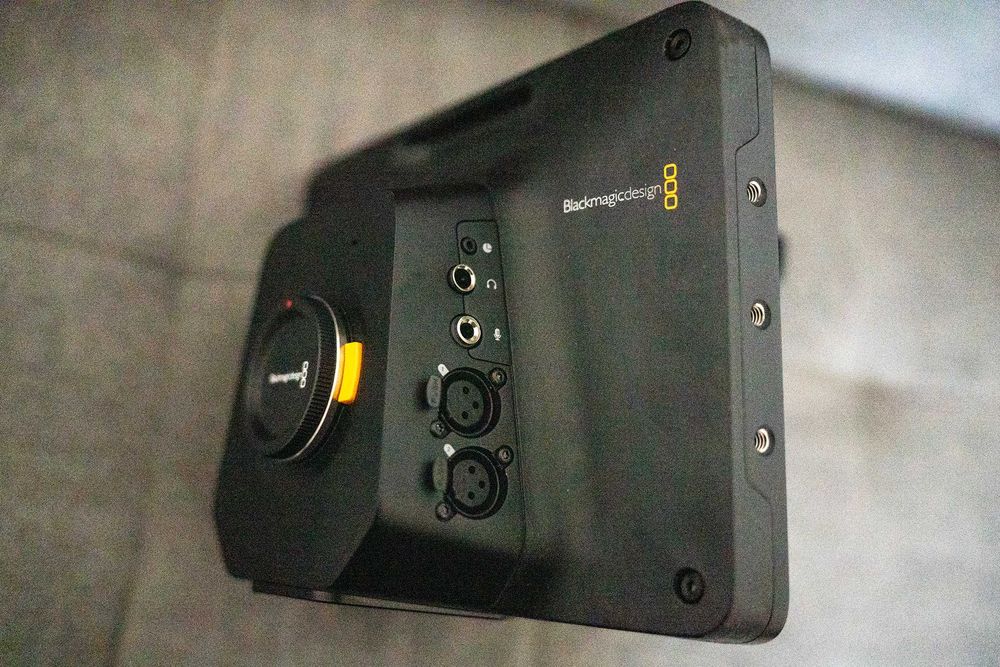 Blackmagic Studio Camara HD + Lente + Filtro na Caixa Original