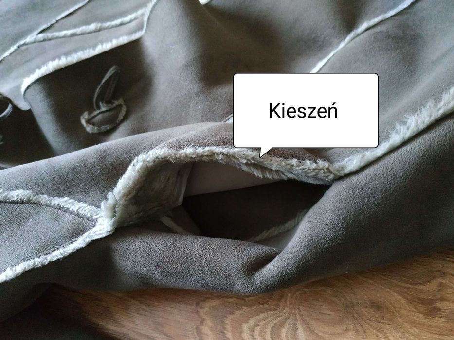 Kożuch damski /młodzieżowy wymiary na zdjęciach  Rozmiar S