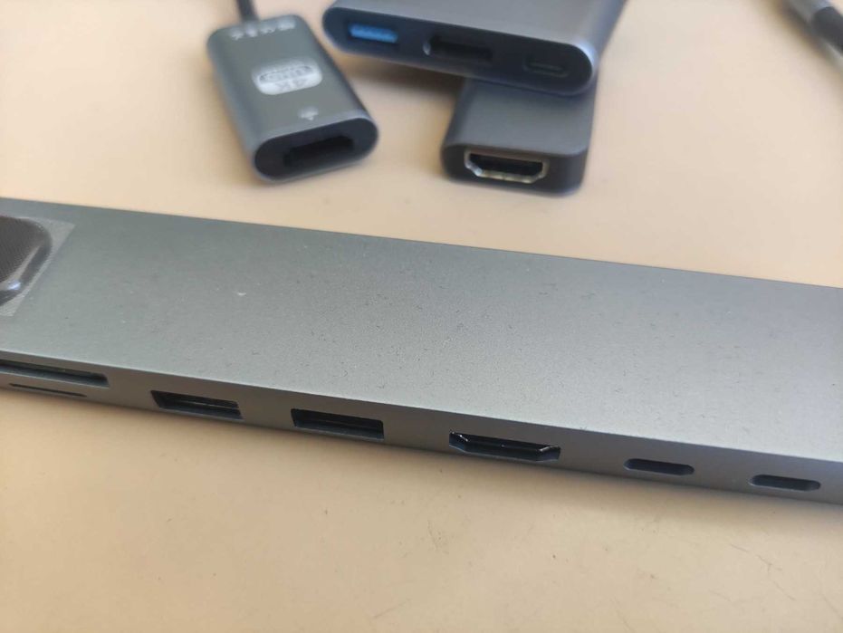 Хаб адаптер переходник USB type-C HDMI ноутбук macbook мак смартфон ТВ