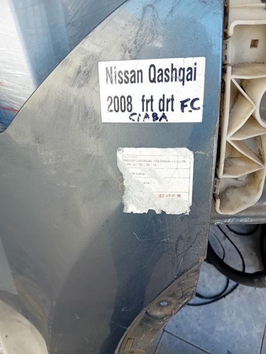 Guarda lamas nissan qashqai