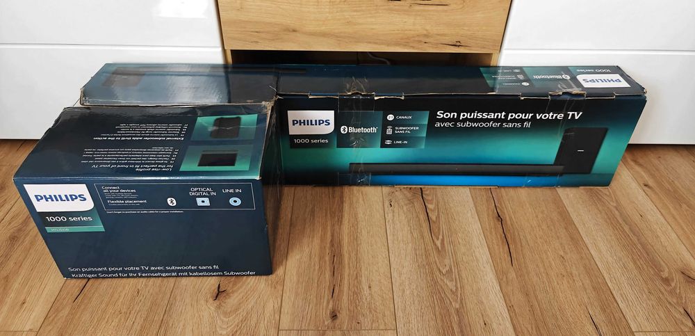 Soundbar Philips HTL1510B/12 2.1 70W Bezprzewodowy Sub
