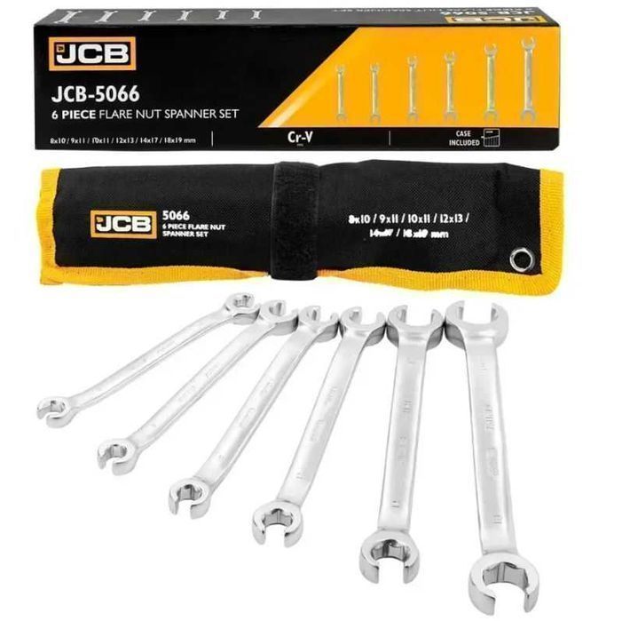Набір розрізних ключів в чохлі JCB Tools JCB-5066 Ключи разрезные