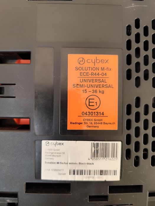 Fotelik samochodowy Cybex Solution M-fix.