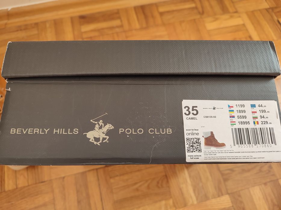 Buty zimowe trapery Beverly hills polo club 35