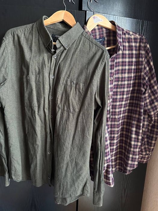 Мужская рубашка в клетку LC Waikiki Glo story плечи 54-5