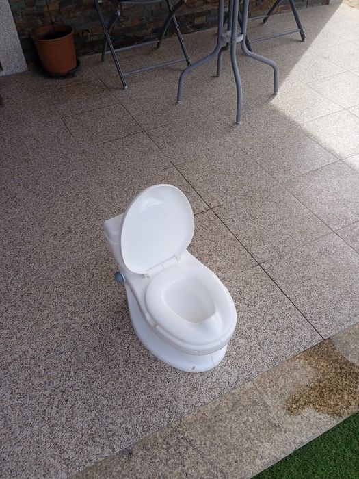 Bacio de treino em forma de mini sanita