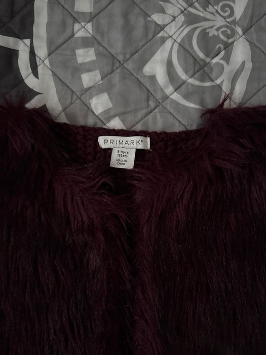 Kamizelka futerko sweterek rozmiar 134/140