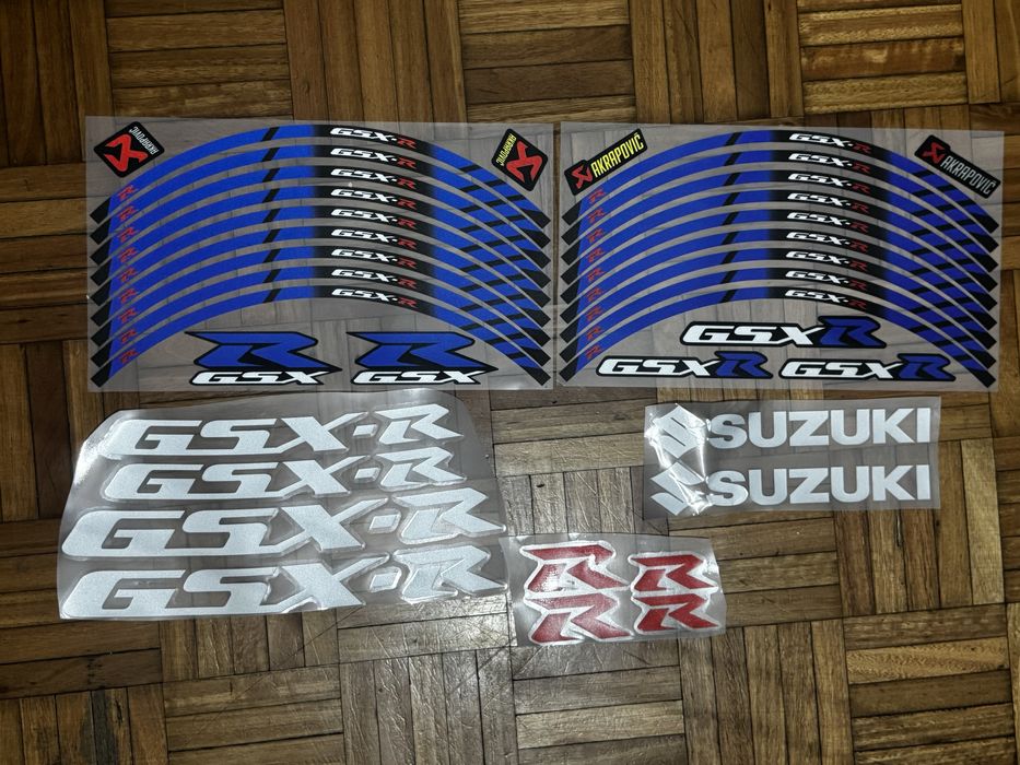 Conjunto autocolantes suzuki gsxr  1000