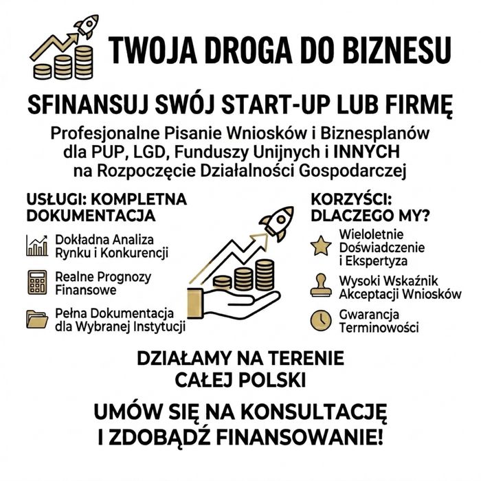 Dotacja Biznesplan dokumentacja projektowa Projekty transformacyjne