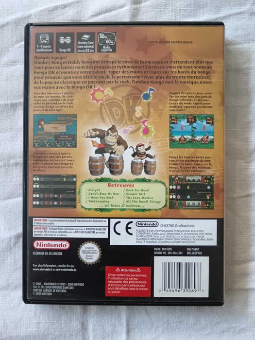 Donkey Konga [Nintendo Gamecube, 2004] Complete | FR | Authentic