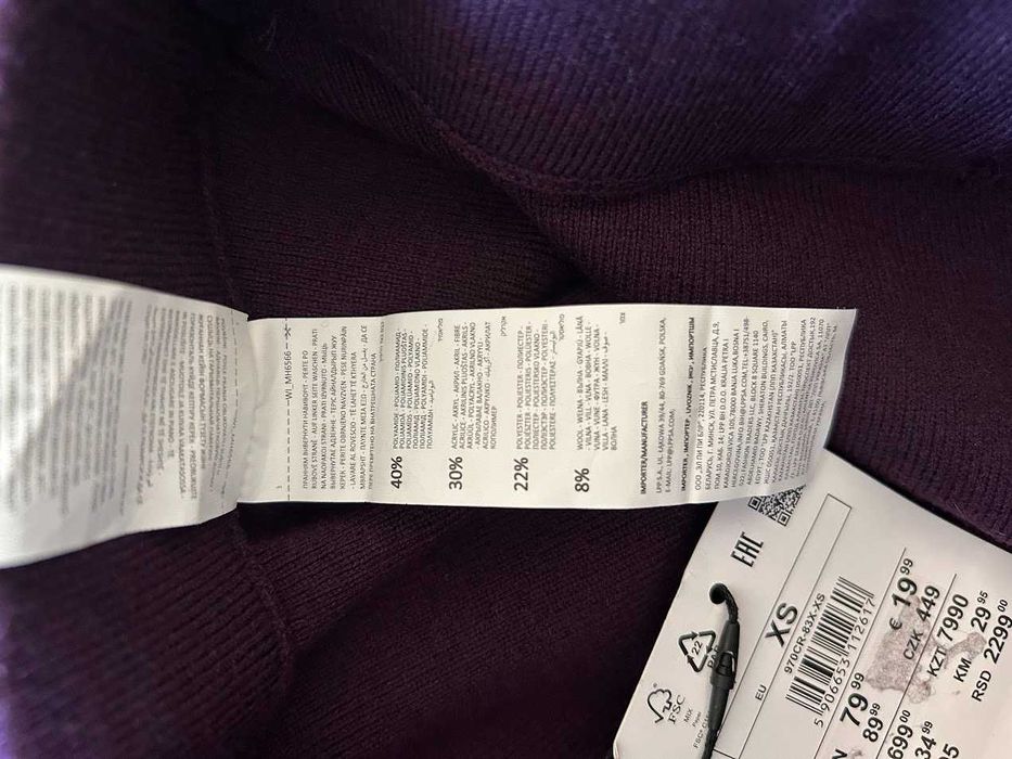 Wełniana spódnica sweterkowa na jesień Mohito rozmiar S 36 zima